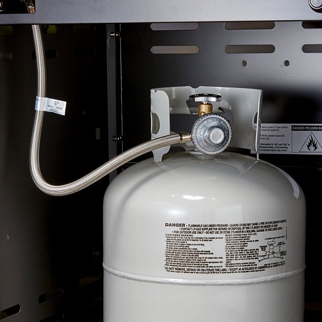 Mr. BAR-B-Q Stainless Steel Propane Hose & Regulator Assembly