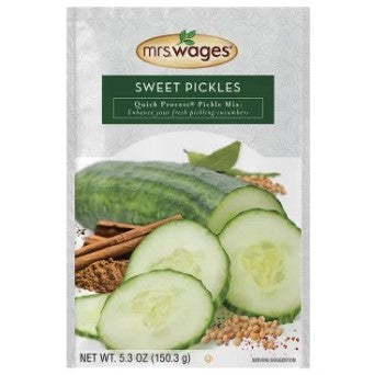 Mrs. Wages Sweet Pickles Quick Process Pickle Mix 5.3 oz.