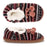 MUK LUKS Women's Pom Ballerina Slippers, Red & Black