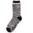 MUK LUKS Men's Cozy Lined Lounge Socks, Grey Marl
