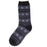 MUK LUKS Men's Cozy Lined Lounge Socks, Indigo