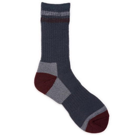 MUK LUKS Men's Thermal Heat Retainer Hiking Socks, Navy