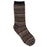 MUK LUKS Men's Cozy Lined Lounge Socks, Brown