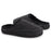 MUK LUKS Men's Faux Wool Clog Slippers, Black