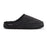 MUK LUKS Men's Faux Wool Clog Slippers, Black