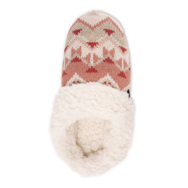MUK LUKS Women's Suzanne Clog Slippers, Medium Pink