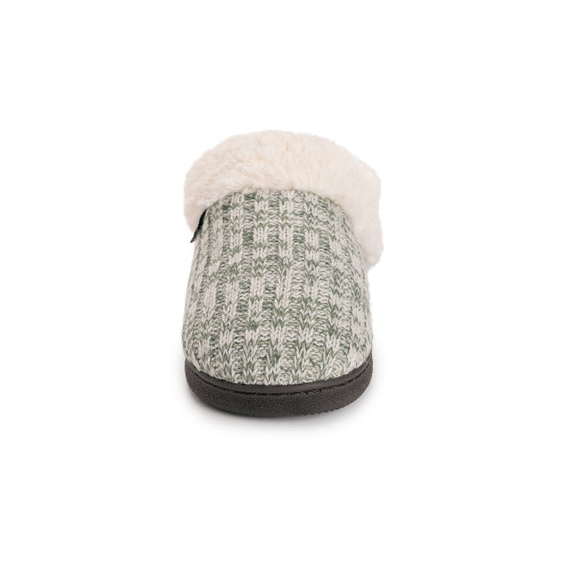 MUK LUKS Women's Suzanne Clog Slippers, Green