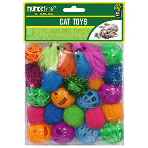 Multipet 24 Piece Cat Toy Value Pack