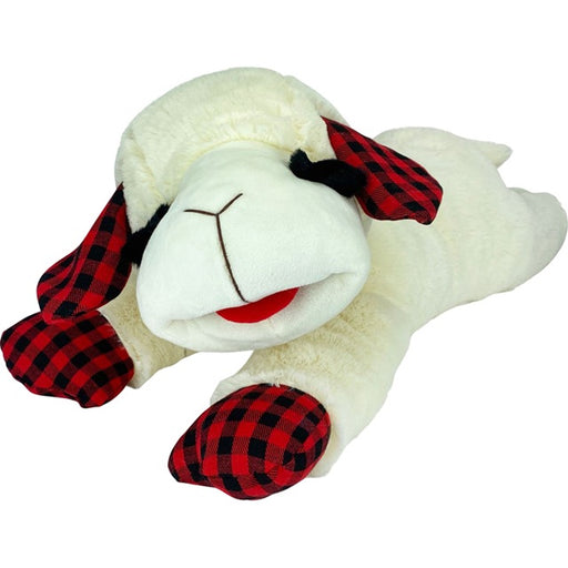 Multipet Holiday Jumbo Plush Lamb Chop Dog Toy
