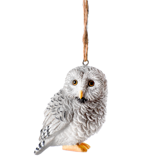 Resin Owl Ornament, Assorted
