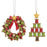 Thread Spool Sewing Themed Ornaments, Assorted
