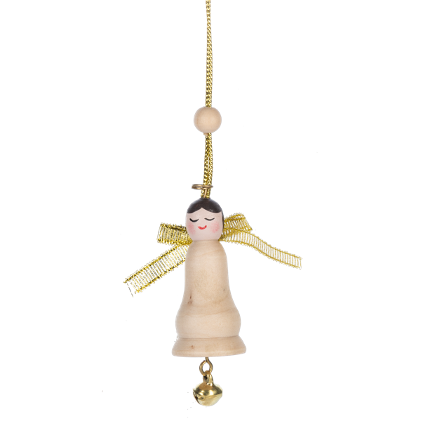 Angel Bell Ornament, Assorted