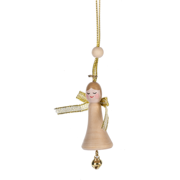 Angel Bell Ornament, Assorted