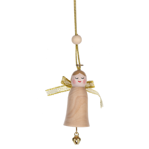 Angel Bell Ornament, Assorted