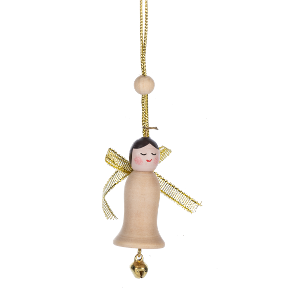 Angel Bell Ornament, Assorted