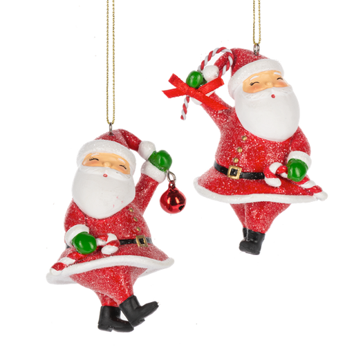 Vintage Santa Ornament - Assorted