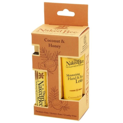 Naked Bee Coconut & Honey Pocket Pack 2-Piece Gift Set