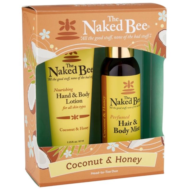 Naked Bee Coconut & Honey Head-to-Toe Duo Gift Set