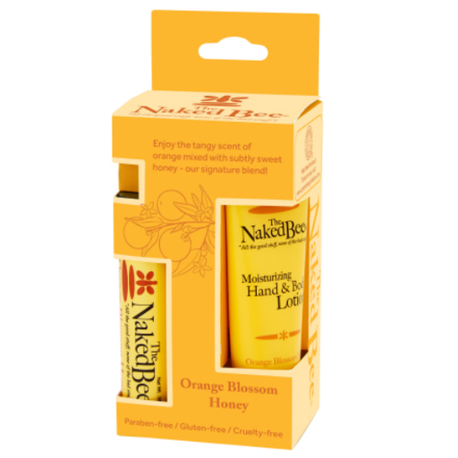 Naked Bee Orange Blossom Honey Pocket Pack 2-Piece Gift Set