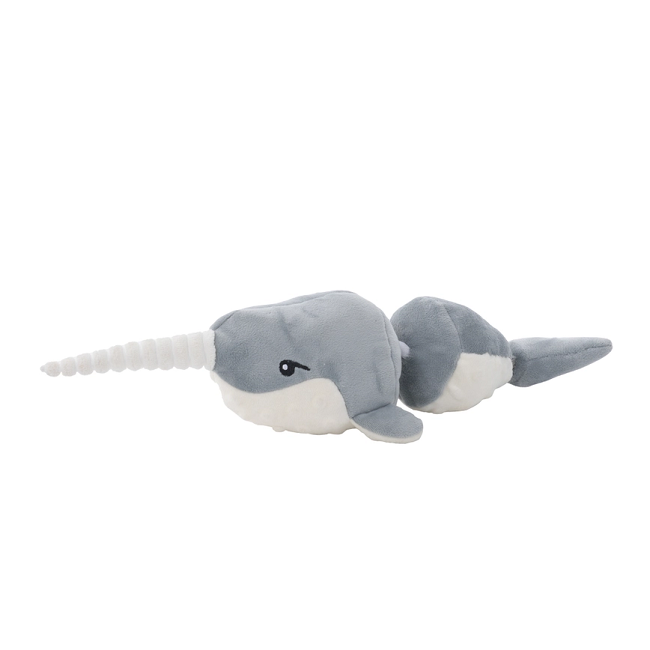 Tall Tails Plush Narwhal Dog Toy
