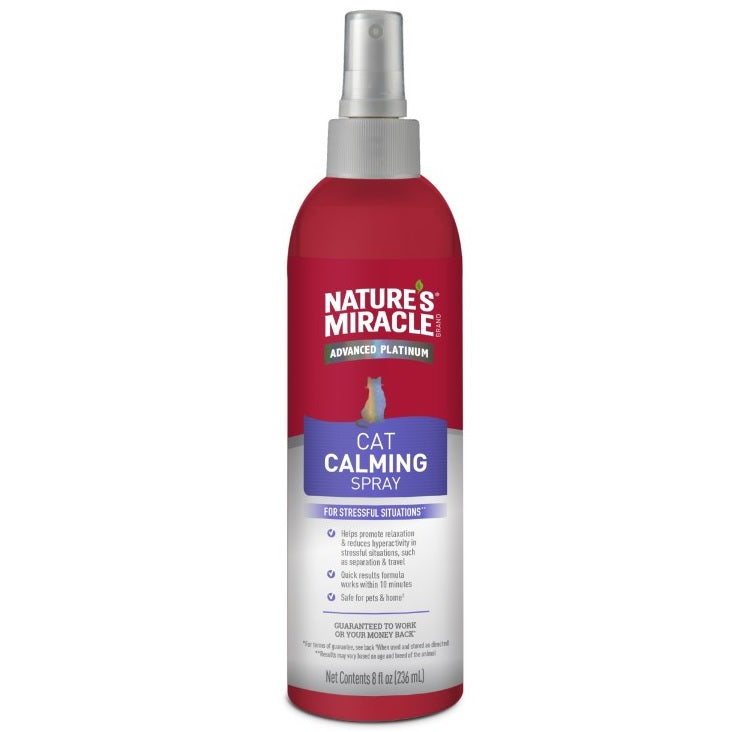 Nature's Miracle Advanced Platinum Cat Calming Spray, 8 oz.