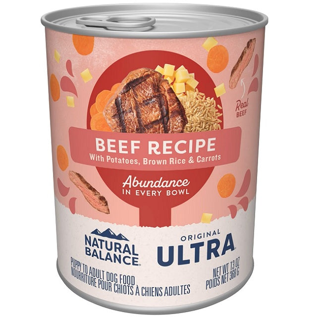 Natural Balance Original Ultra Beef Recipe Paté Canned Dog Food