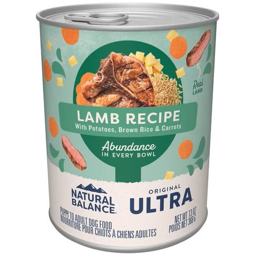 Natural Balance Original Ultra Lamb Recipe Paté Canned Dog Food