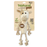 Natural Pet Plush Cow with Rope Dog Toy