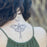 Luna Moth Temporary Tattoo