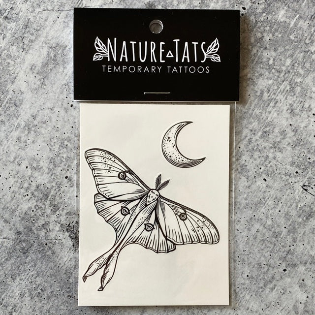 Luna Moth Temporary Tattoo