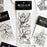Magnolia Flower Temporary Tattoo