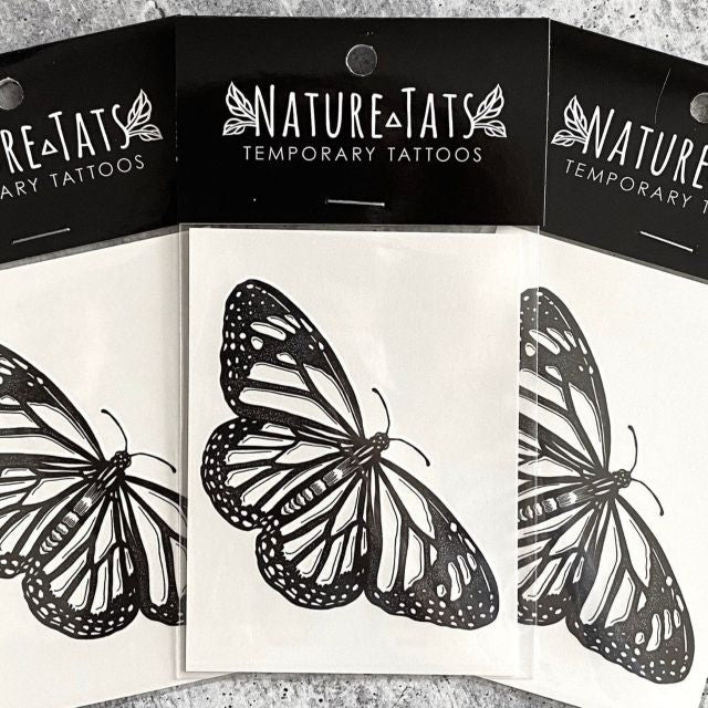 Monarch Butterfly Temporary Tattoo