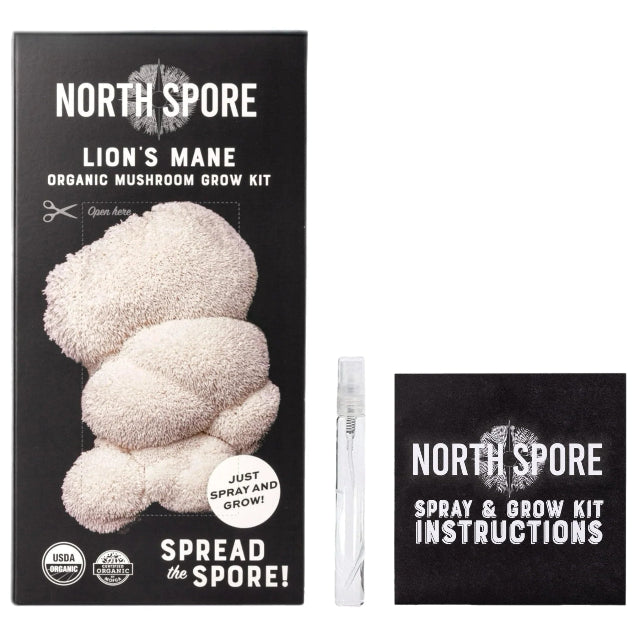 Lion's Mane ‘Spray & Grow’ Organic Mushroom Growing Kit