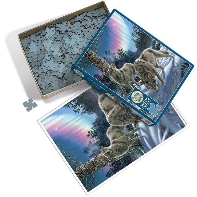 Cobble Hill 500 Piece Jigsaw Puzzle, Northern Lights