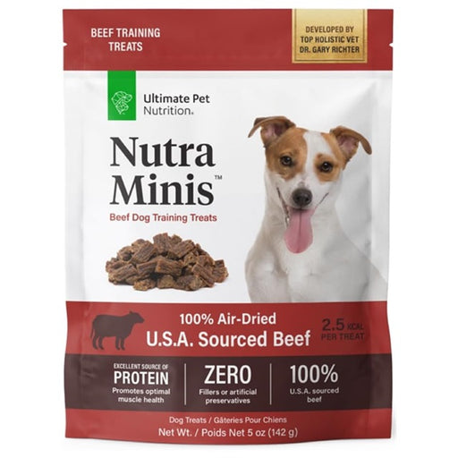 Nutra Minis Air-Dried Beef Dog Training Treats 5-oz.