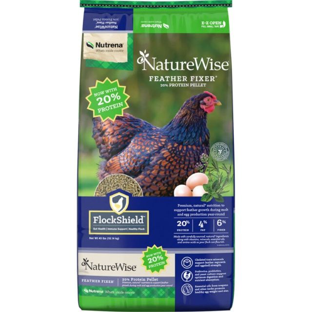 NatureWise Feather Fixer Poultry Feed 40-Lbs.
