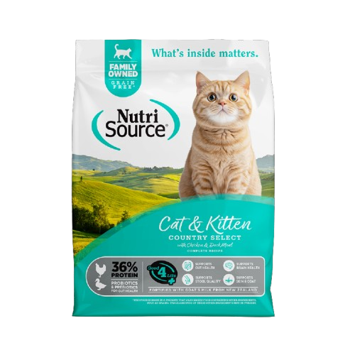 NutriSource Cat & Kitten Grain Free Country Select 4lbs