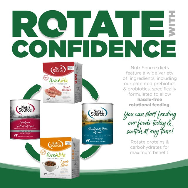 Nutrisource® Dog Turkey & Rice Food, 12.3-oz Can