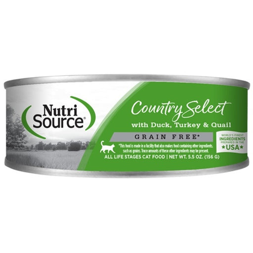 Nutrisource® Grain Free Country Select Canned Cat Food, Case of 12, 5.5 oz. Cans