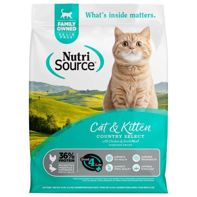 NutriSource Cat & Kitten Grain Free Country Select 4lbs
