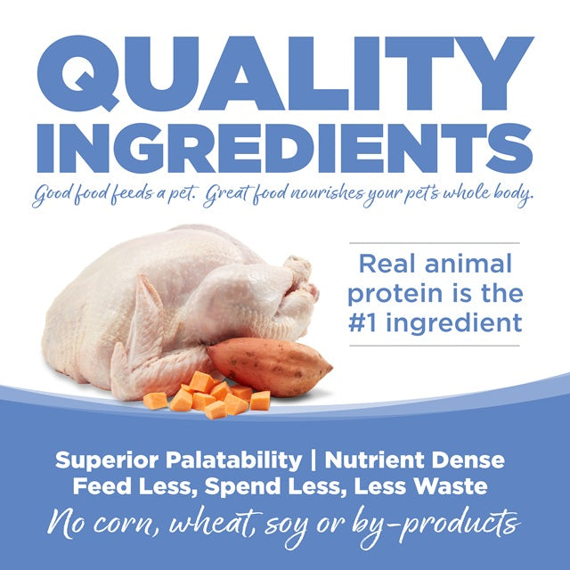 Pure Vita Turkey & Sweet Potato Entrée Grain Free Limited Ingredient Dog Food 25-Lbs.