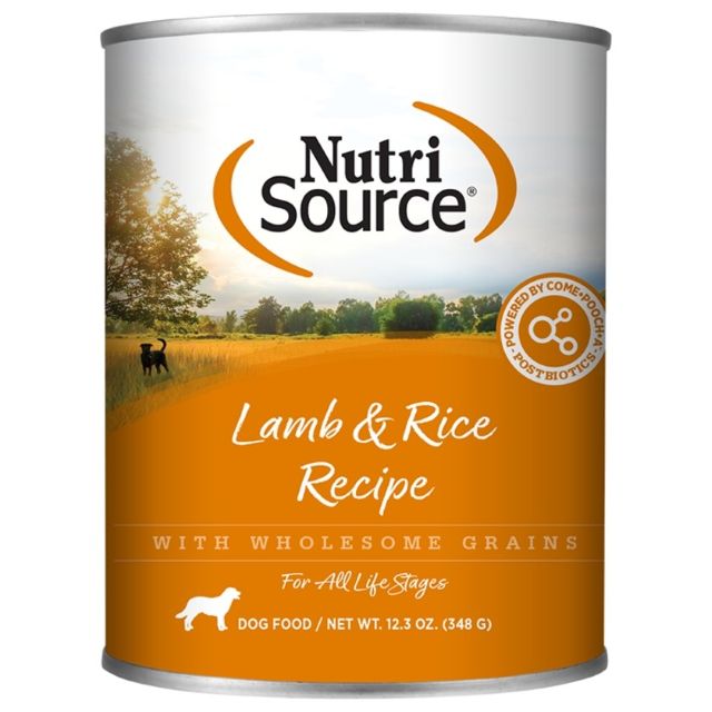 Nutrisource® Lamb Recipe Canned Dog Food, 12.3-oz Can