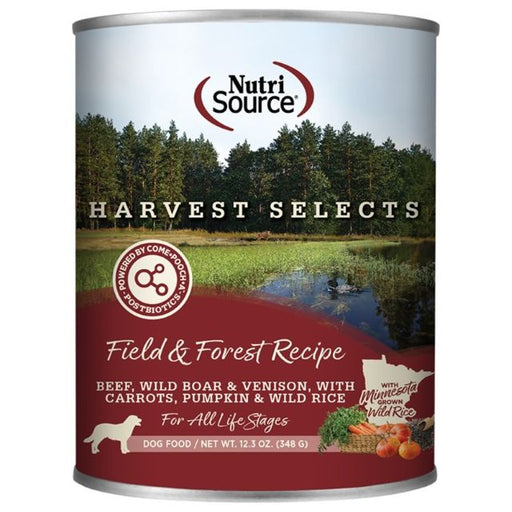 Nutrisource® Dog Harvest Selects Field & Forest, 12.3 oz. Can