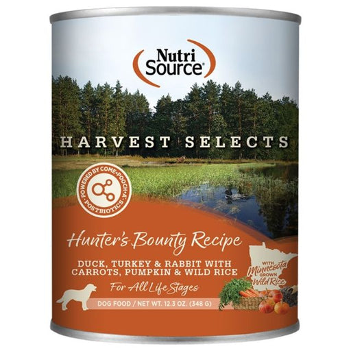 Nutrisource® Dog Harvest Selects Hunter's Bounty, 12.3-oz Can