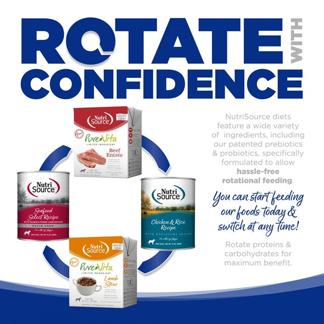 Nutrisource® Dog Trout Rice Food, Can — Ellington Agway