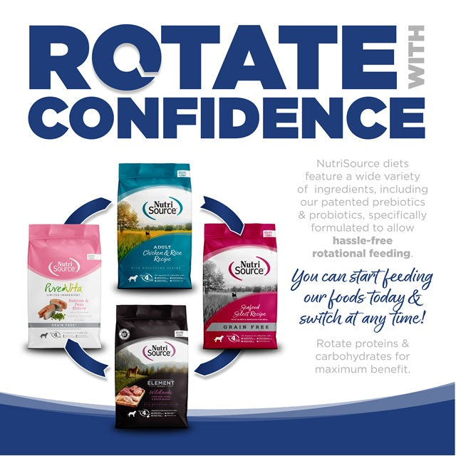 NutriSource Adult Trout & Rice Dry Dog Food 26-Lbs.