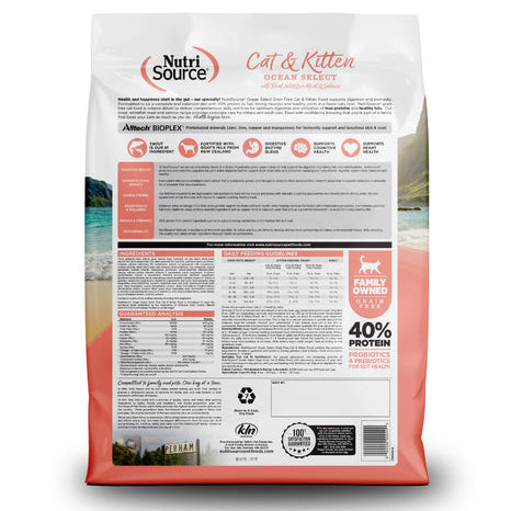 NutriSource Cat & Kitten Grain Free Ocean Select Recipe 4lb