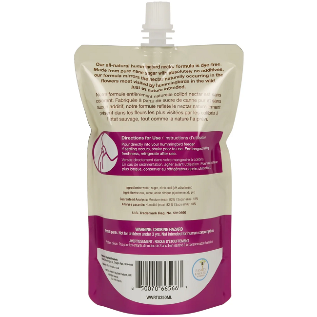 Nature's Way Ready-to-Use Clear Hummingbird Nectar, 8.5 oz