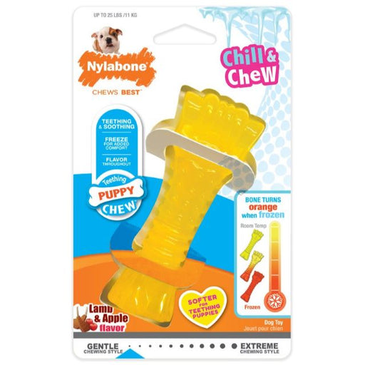 Nylabone Puppy Chill & Chew Freezer Bone Dog Toy