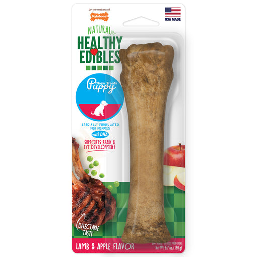 Nylabone Healthy Edibles Natural Puppy Chew, Lamb & Apple X-Large/Souper